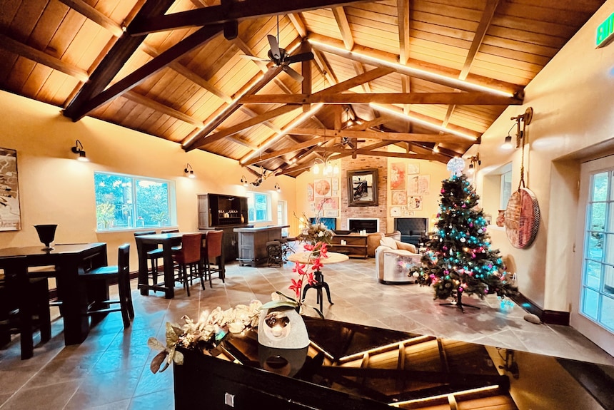 West Sonoma Inn exterior view surrounded by trees